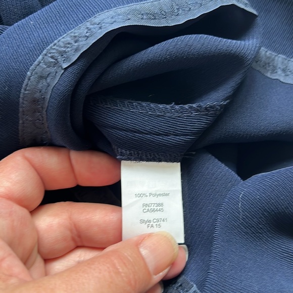 J Crew Navy Dress Size 0 - Picture 7 of 10